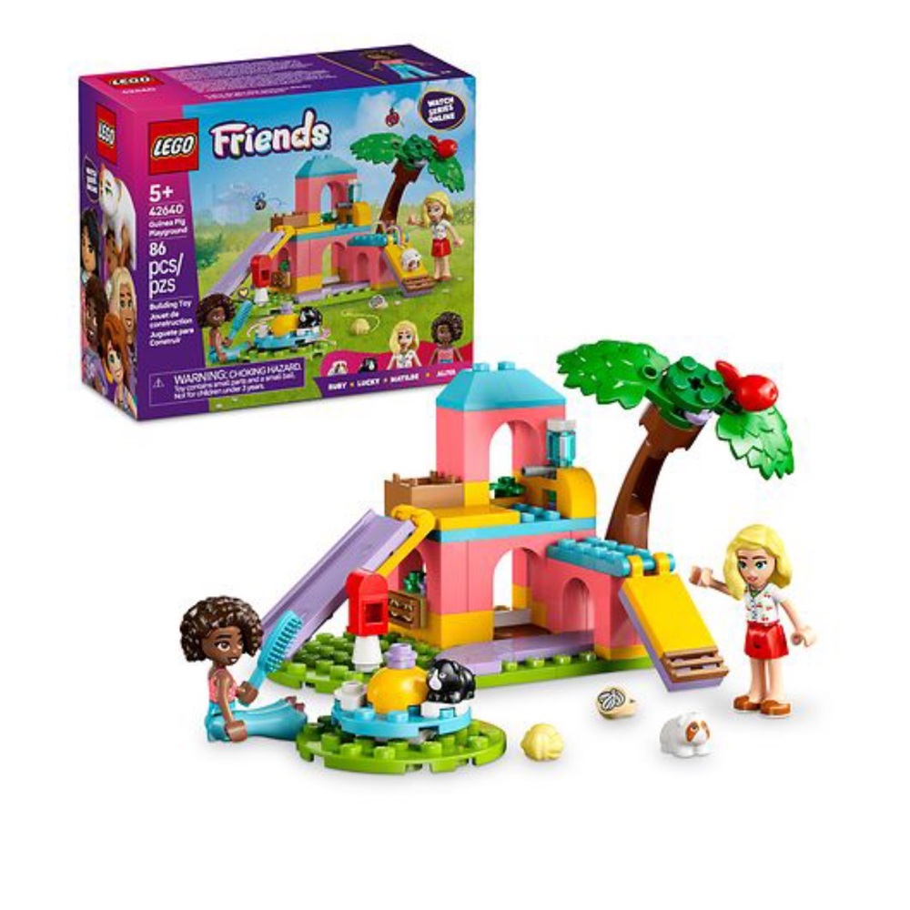 LEGO Friends 42640 Guinea Pig Playground Building Toy Pretend Play Set for Kids